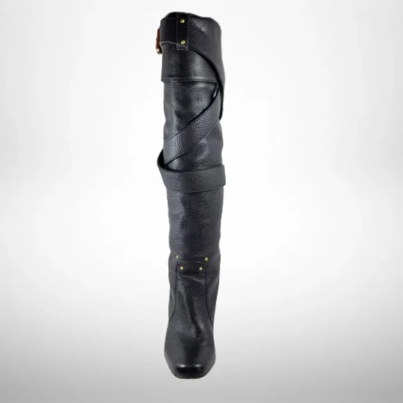 CHLOÉ Prince Paddington Leather Boots - Size:38 - Picture 8 of 16